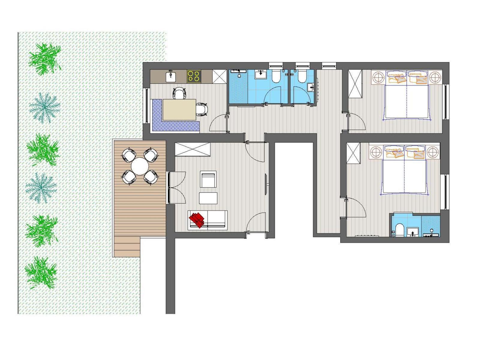 Appartements Pungg Fügen Eksteriør bilde